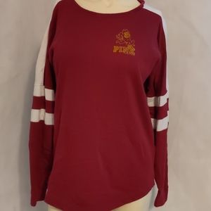 PINK 💞SUN DEVIL Burgundy long sleeve